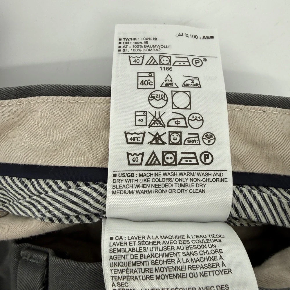 Banana Republic‎ Aiden Chino Mens 31x30 Dark Gray Cotton Twill Slim Pants